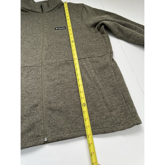 Columbia Men’s Full Zip Fleece Jacket Olive Green Size Large NWOT - Picture 8 of 9